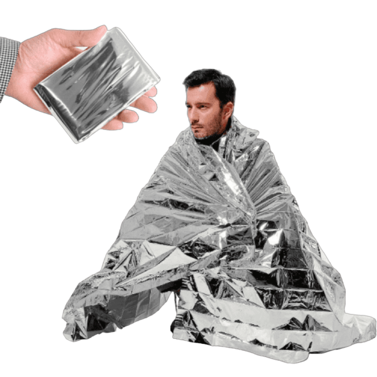 Manta Aluminizada de Emergencia Plata - tubotiquin.cl