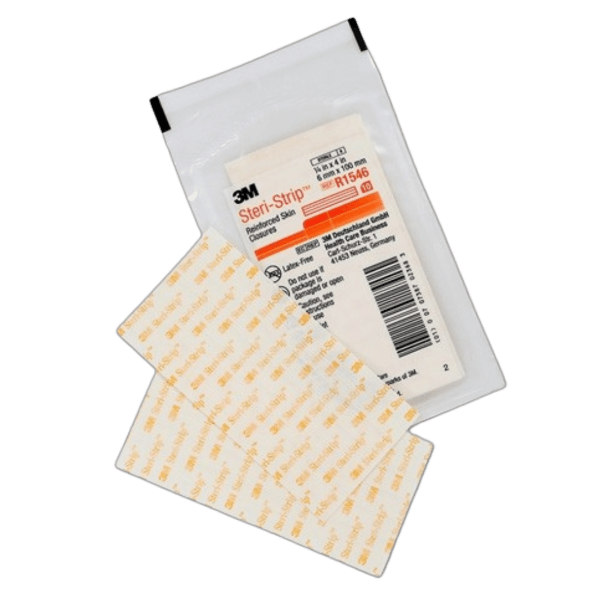 Sutura adhesiva Steri-Strip 3M R1546 — sobre 6mm x 10cm, 10 tiras