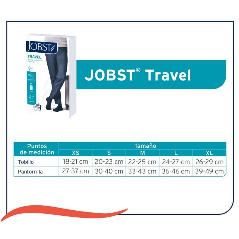 Medias de Compresión JOBST Travel para Viajes 15 - 20 mmHg | Azul Unisex - tubotiquin.cl