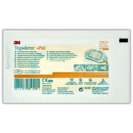 Apósito Transparente Tegaderm + Pad - tubotiquin.cl