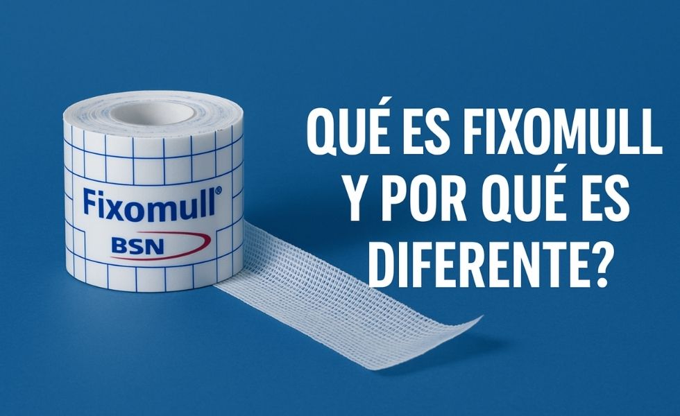 Fixomull BSN Medical – Venda adhesiva profesional para fijación segura y delicada, ideal para clínicas, hospitales y cuidado en casa.