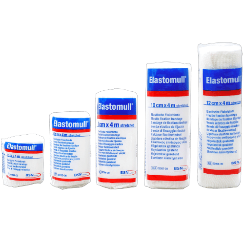 Venda de gasa elasticada Elastomull BSN Medical — anchos 4, 6, 8, 10 y 12 cm disponibles en TuBotiquin.cl