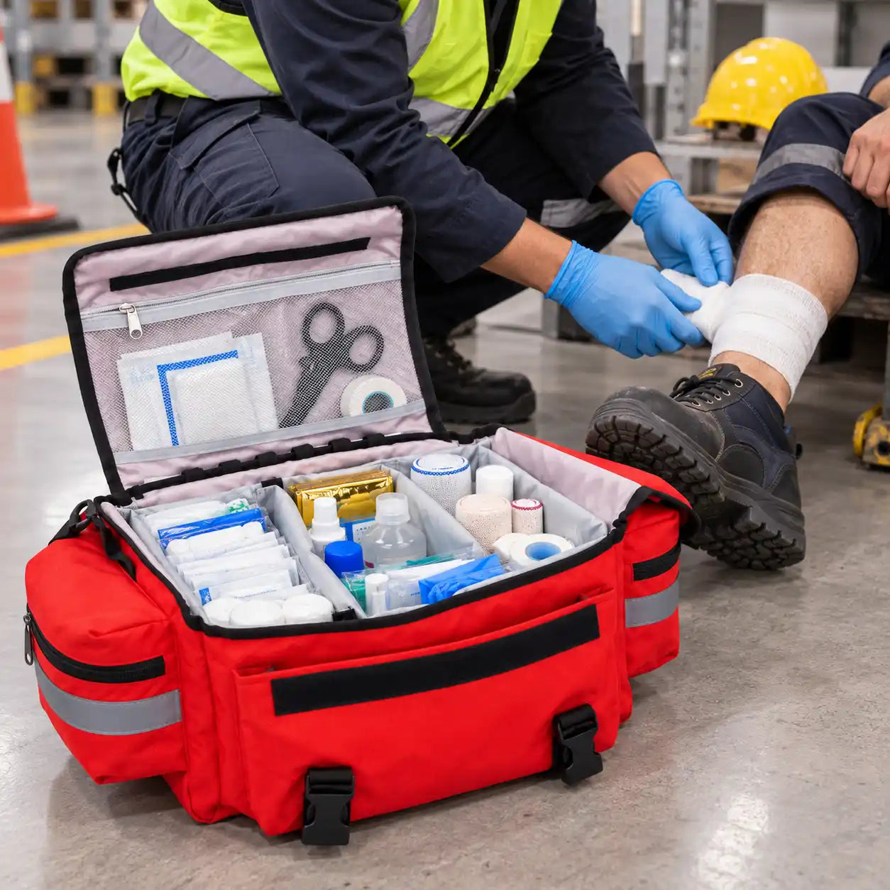 Bolso primeros auxilios compacto para brigadas y emergencias