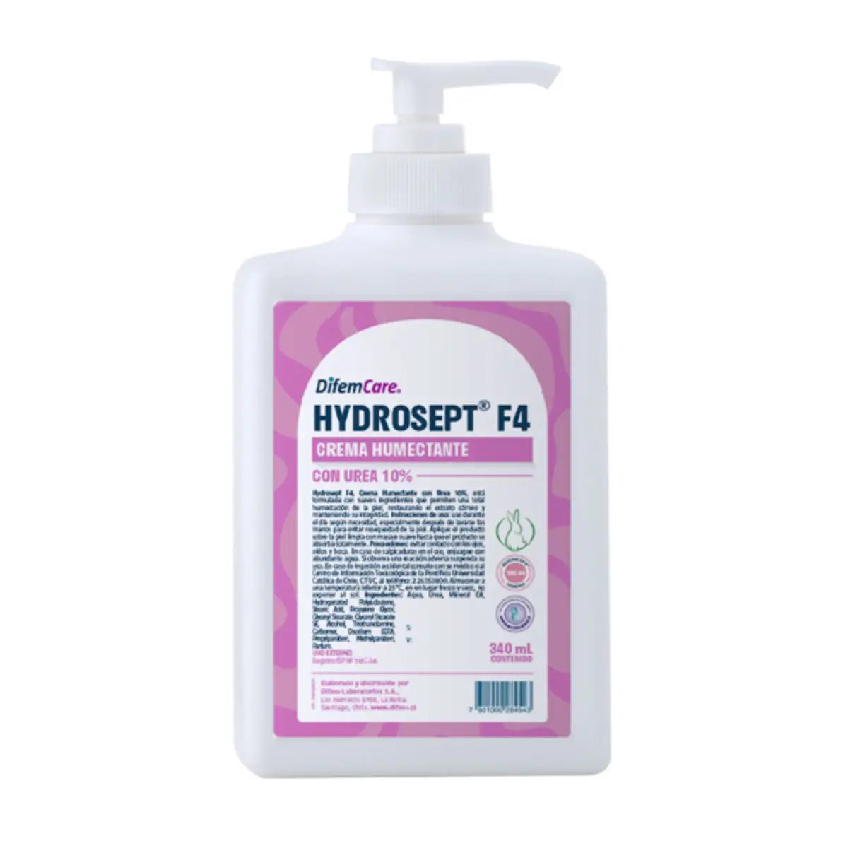 Crema urea 10% Hydrosept 340g — hidratante piel seca manos y pies