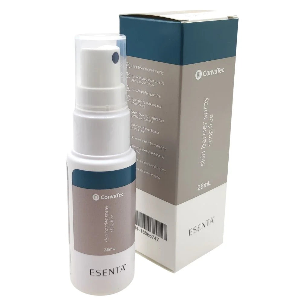 Esenta Spray ConvaTec 28 ml con caja protector periestomal de larga duración 72 horas