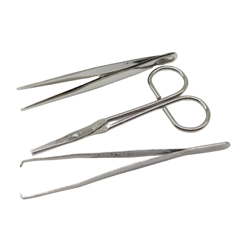 Instrumental de kit de curación GHC pinzas desechables para procedimientos médicos