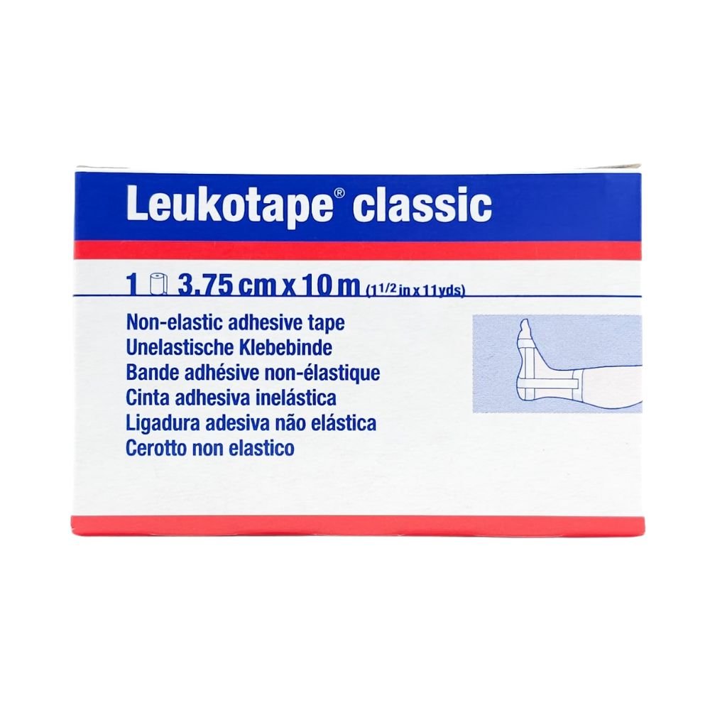 Leukotape Classic vendas para esguinces 3.75cm x 10m empaque original BSN Medical tape deportivo rígido