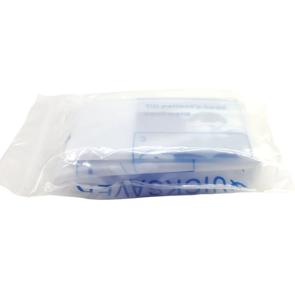 Máscara de resucitación Quicksaver para soporte vital básico y atención prehospitalaria