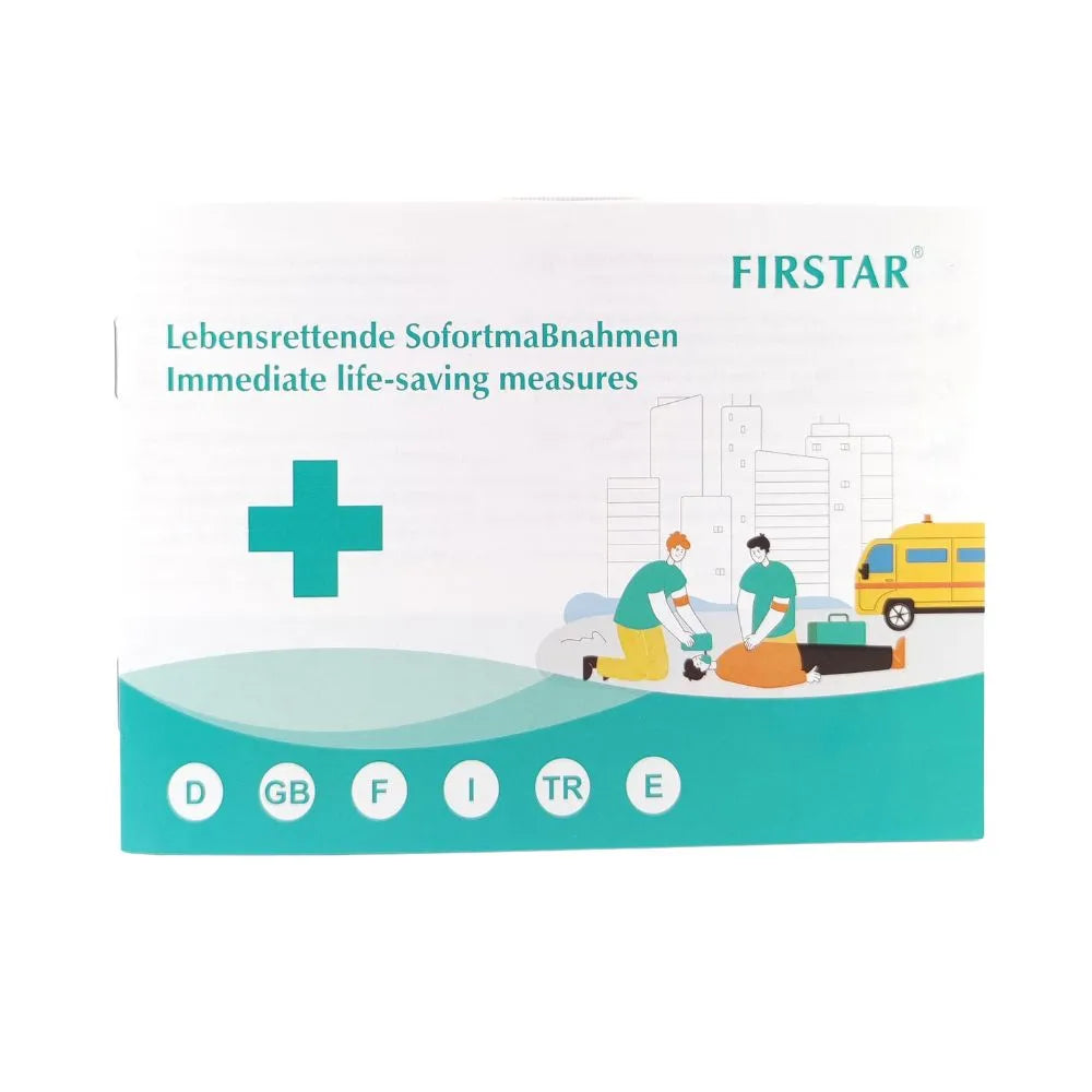 Material educativo de primeros auxilios incluido en el botiquín Red Code