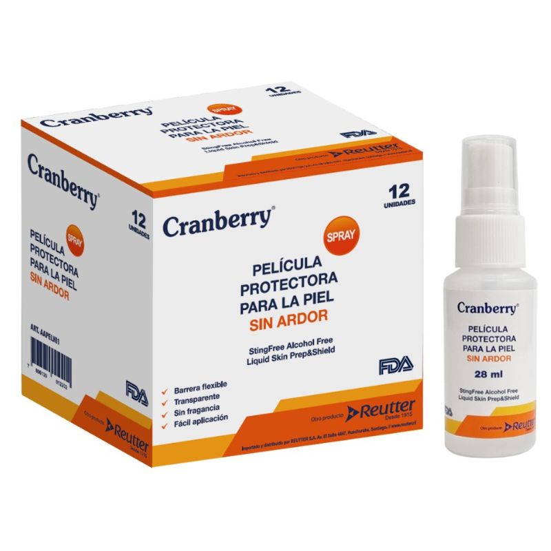 Protector cutaneo Cranberry 28 mL cj/12 unid