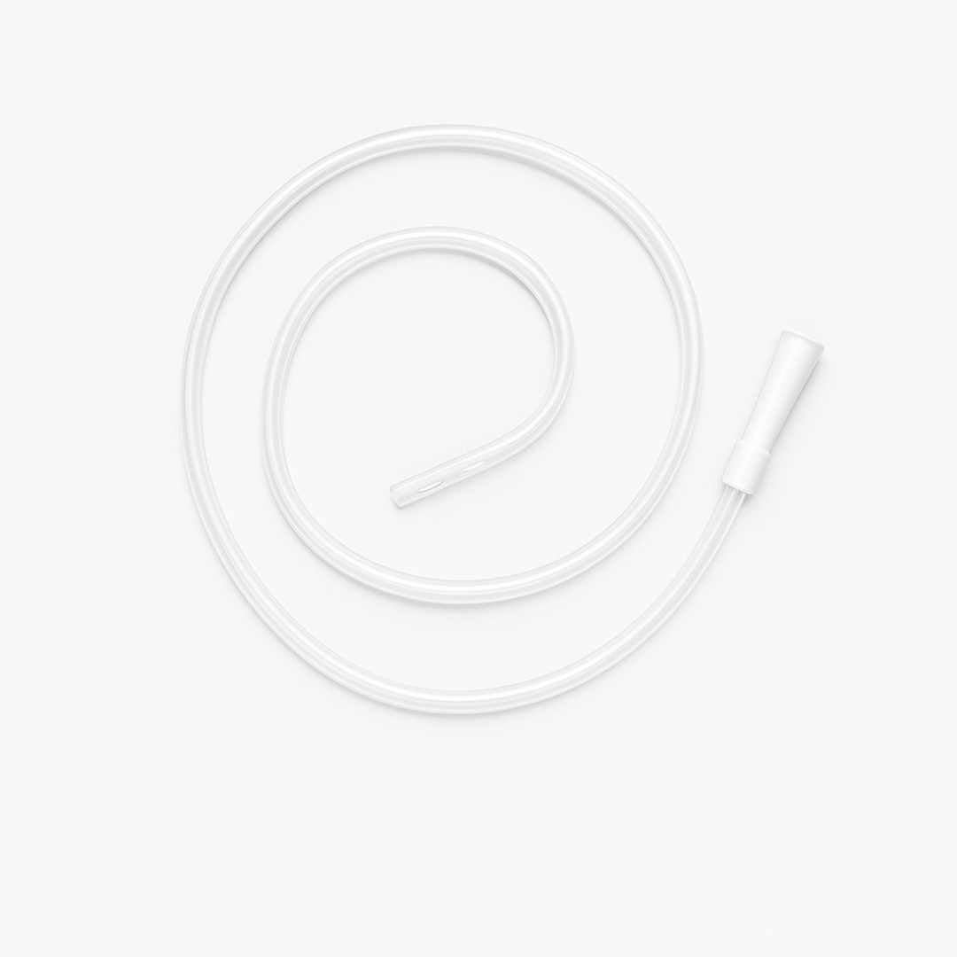 Sonda Nelatón N° 12 FR con punta blanca, catéter recto desechable para cateterismo urinario intermitente en mujeres adultas o pacientes con uretra sensible