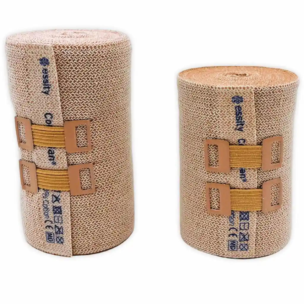 Comprilan BSN Medical presentaciones 8 cm y 10 cm × 5 m — vendaje compresivo algodón