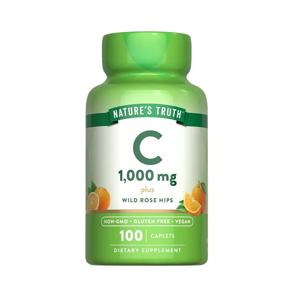 Vitamina C 1000mg Wild Rose Hips Nature's Truth - 100 comprimidos sistema inmune Chile