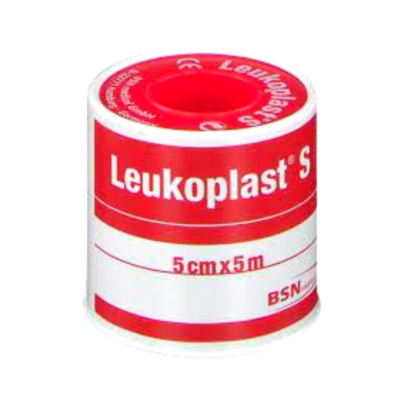 Cintas Adhesivas Leukoplast 5cm Beige cj/6 unid