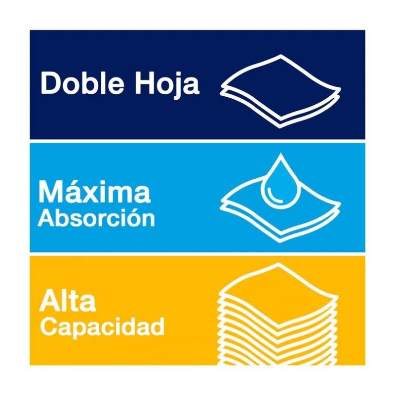 Toalla Interfoliada cj/16 x 200 Hojas Tork Doble Hoja
