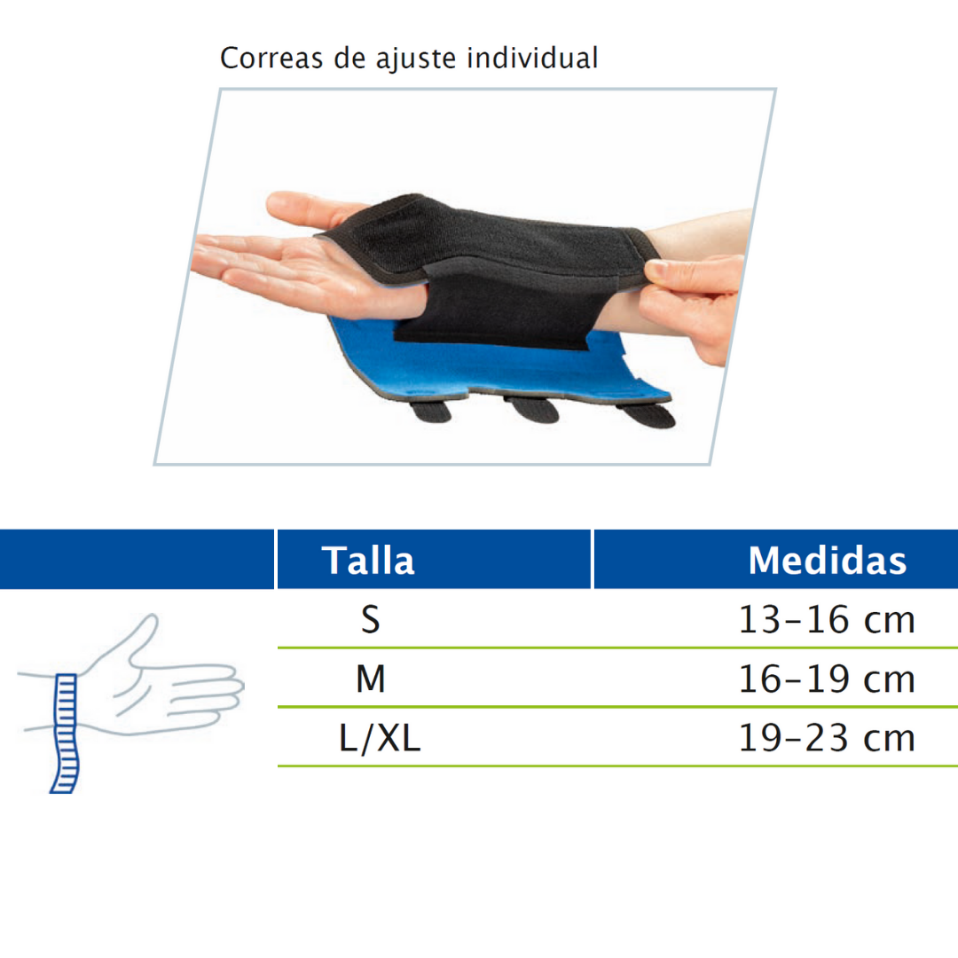 Muñequera para esguinces y tendinitis actimove