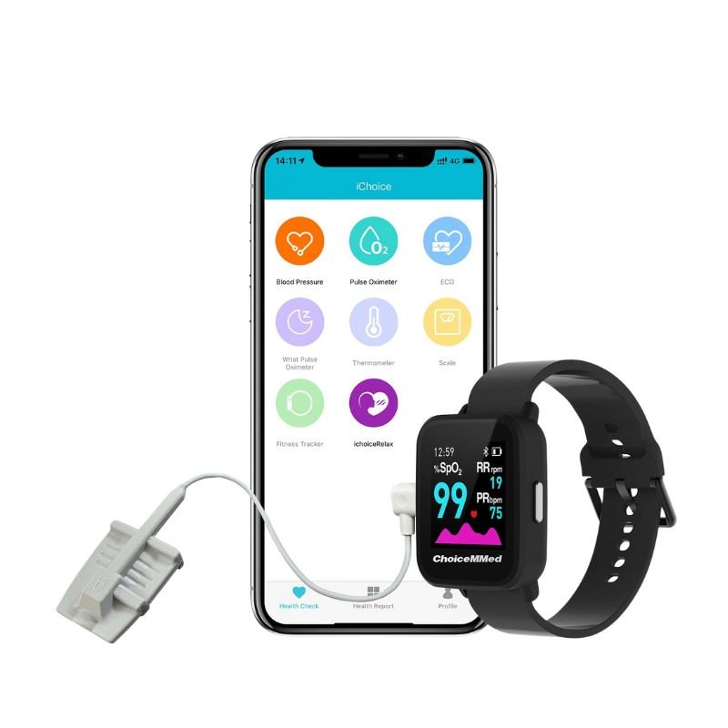 Oxímetro de Pulso Reloj Uso Continuo MD300W628 - tubotiquin.cl